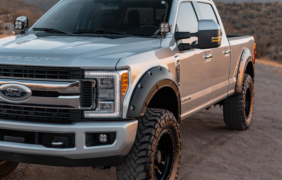 Fender Flares | Defender | G1 Absolute Black | Ford F-250/F-350 Super Duty (17-22) — view 5