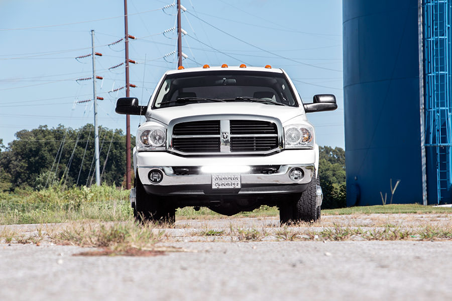 LED Light Kit | Bumper Mount | 20" Spectrum Single Row | Ram 2500 (03-18)/3500 (03-18) — view 5
