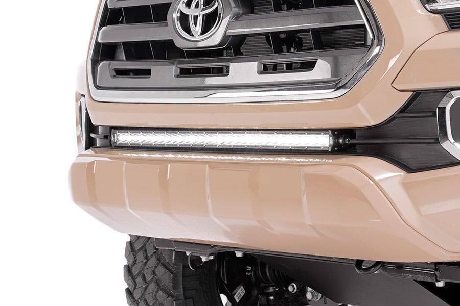 LED Light Kit | Lower Grille Mount | 30" Black Single Row | Toyota Tacoma (16-23) — view 2