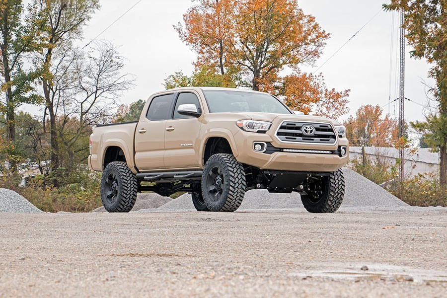 LED Light Kit | Lower Grille Mount | 30" Black Single Row | White DRL | Toyota Tacoma (16-23) — view 3