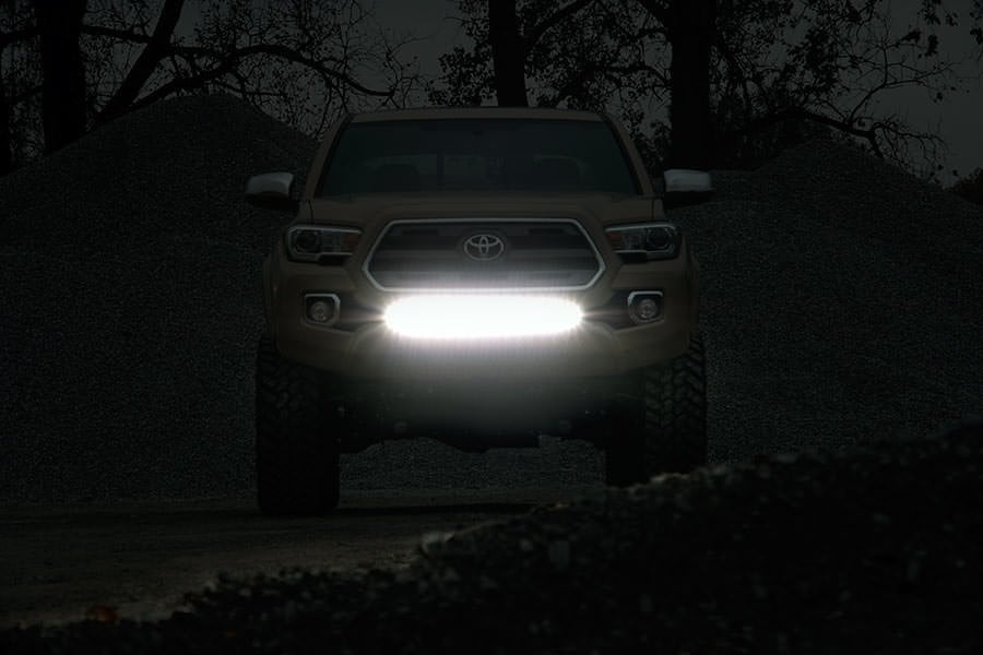 LED Light Kit | Lower Grille Mount | 30" Black Single Row | Toyota Tacoma (16-23) — view 4
