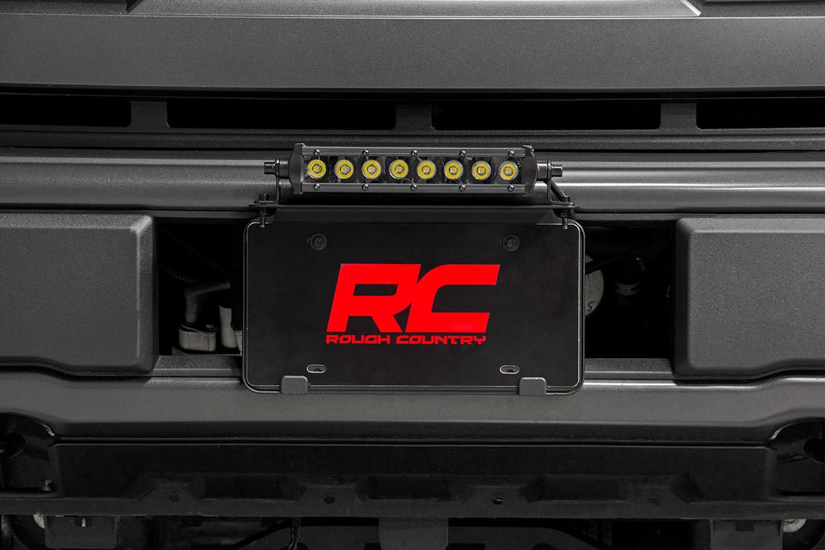 LED Light Kit | License Plate Mount | 8" Single Row Black Series — view 3
