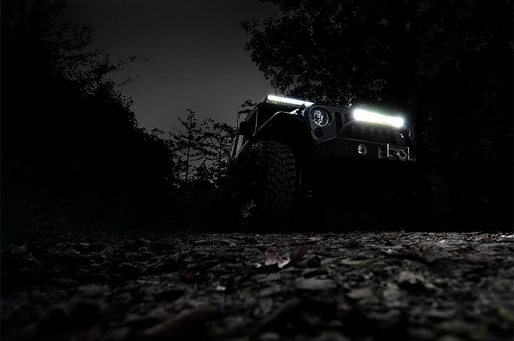 20 Inch Chrome Series LED Light Bar | Dual Row | Cool White DRL — view 4