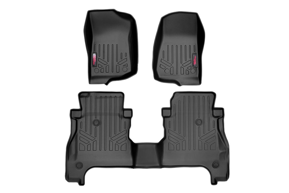 Floor Mats | FR & RR | RR Lockable | Jeep Gladiator JT 4WD (2020-2025)