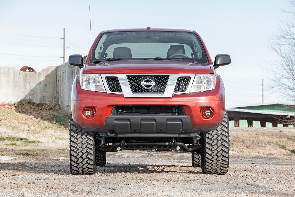 LED Light Kit | Fog Mount | 2" Black Pair | Spot | Nissan Frontier (05-20) — view 4