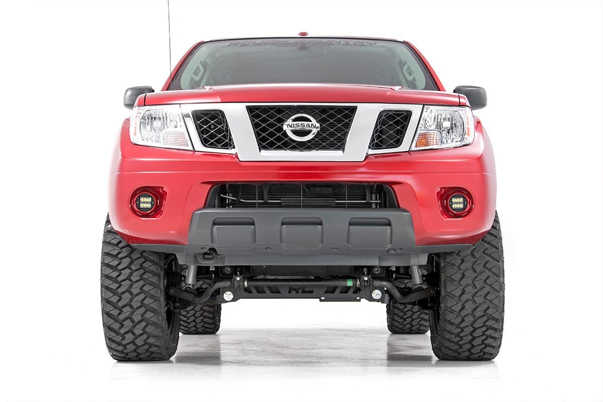 LED Light Kit | Fog Mount | 2" Black Pair | Spot | Nissan Frontier (05-20) — view 2