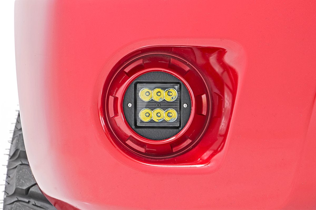 LED Light Kit | Fog Mount | 2" Black Pair | Spot | Nissan Frontier (05-20) — view 6