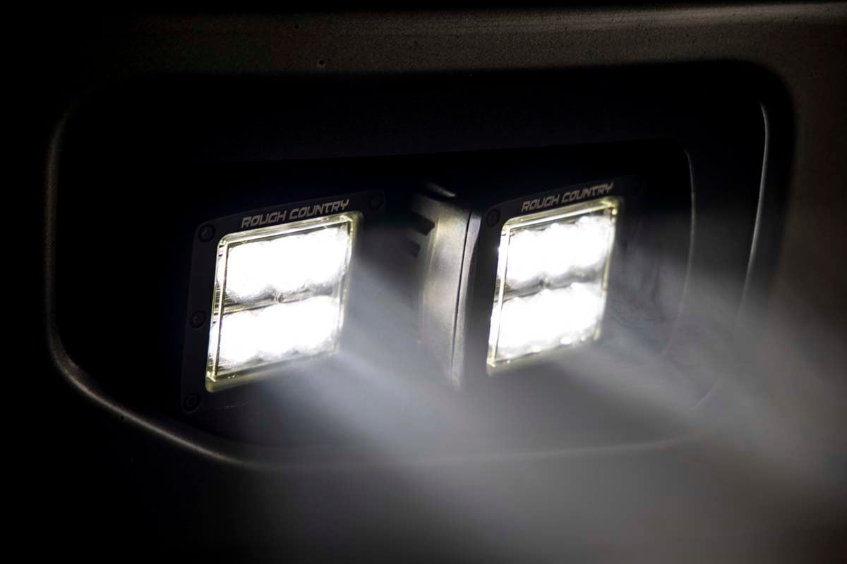 LED Light Kit | Fog Mount | Dual 2" Black Pairs | Flood | Ford F-150 (15-17) — view 6