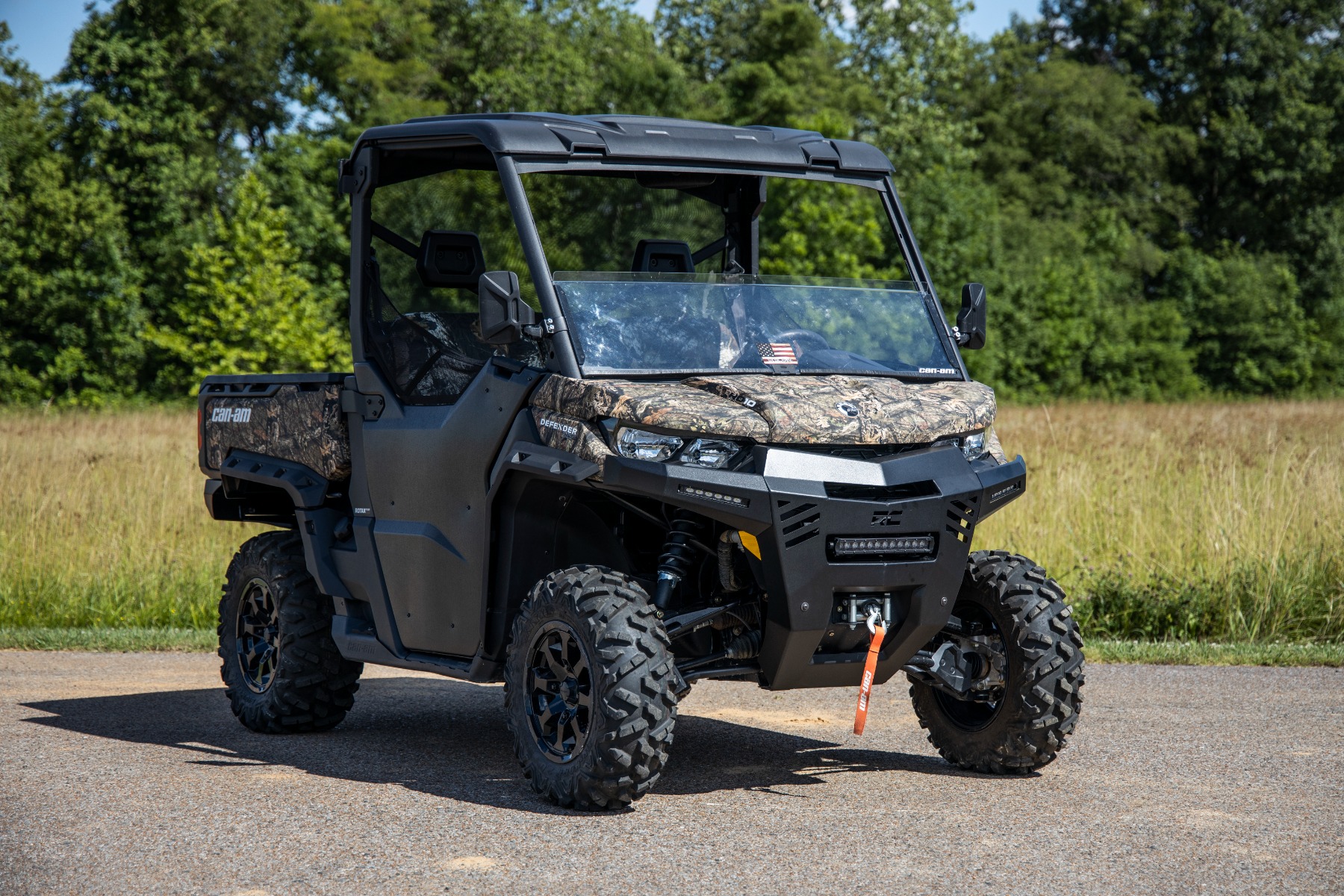 Bumper | Front | 6" Black Slimline LED Pair | Can-Am Defender HD 8/HD 9/HD 10 4