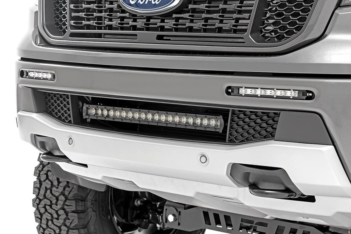 LED Light Kit | Bumper Mount | 20" Spectrum Single Row | Ford Ranger (19-23) — view 2
