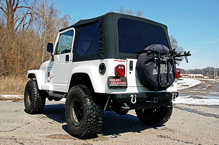 Soft Top | Replacement | Black | Full Doors | Jeep Wrangler TJ 4WD (97-06) — view 4