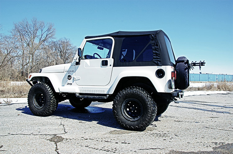 Soft Top | Replacement | Black | Full Doors | Jeep Wrangler TJ 4WD (97-06) — view 3