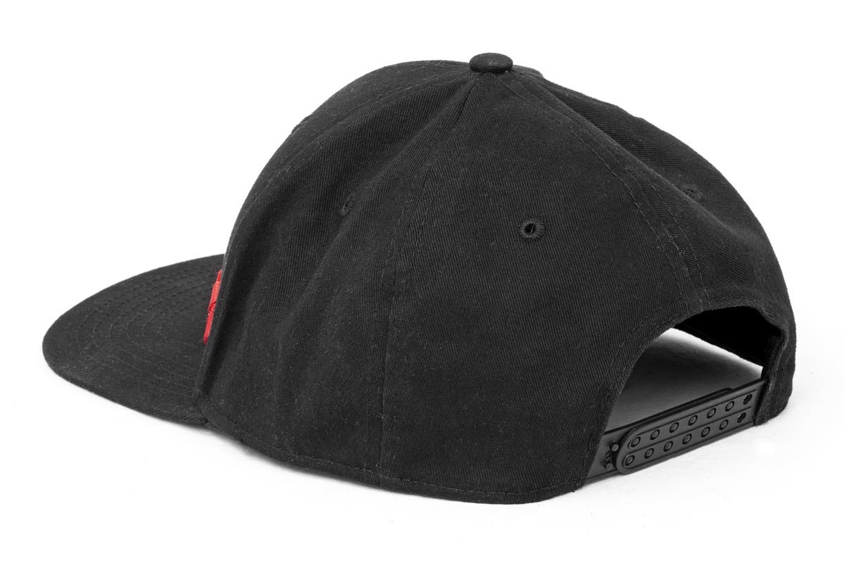 Rough Country Hat | Flat Bill | Red Logo | Black view 2