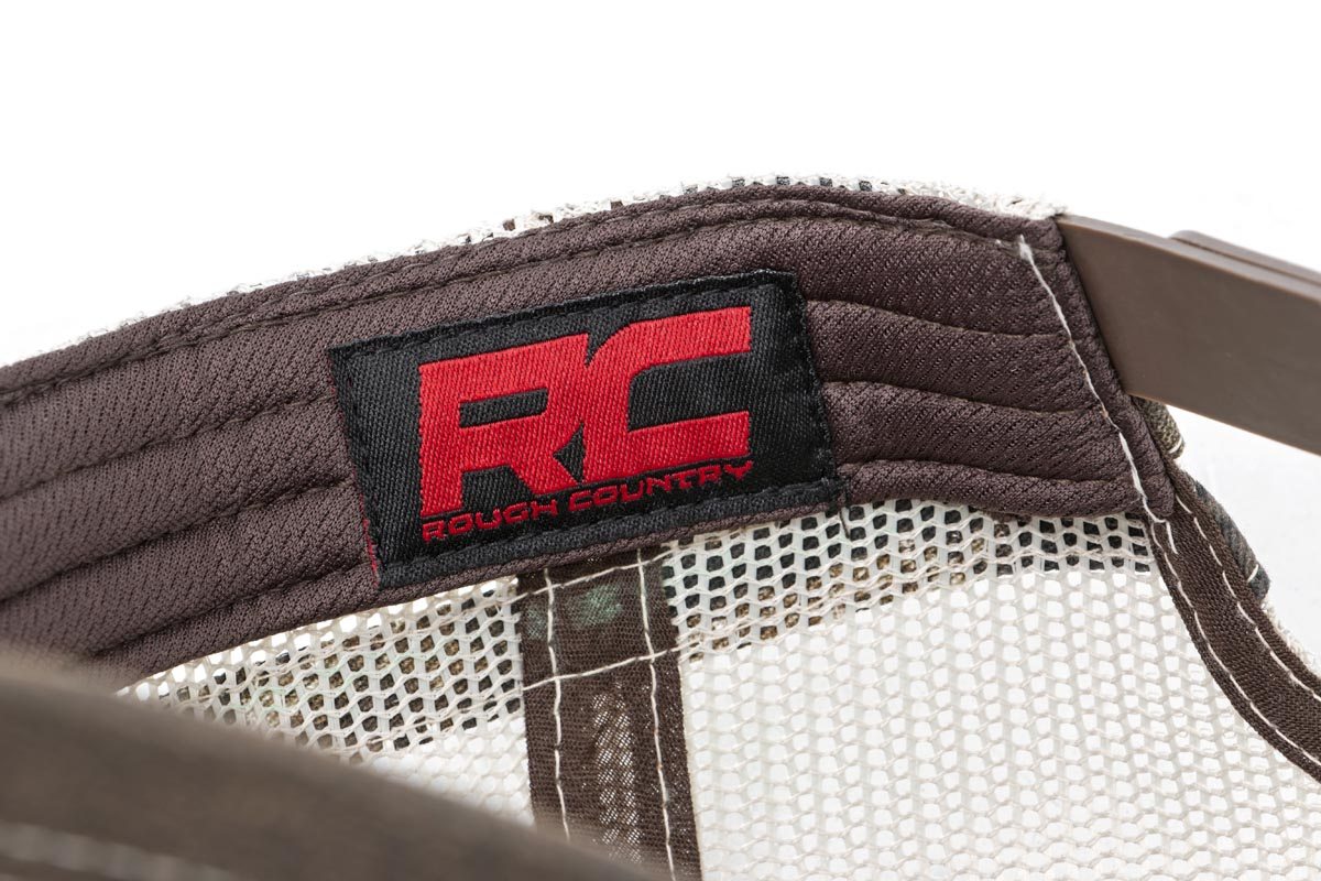 Rough Country Hat | Mesh | Rough Country Patch | Brown/Camo view 3