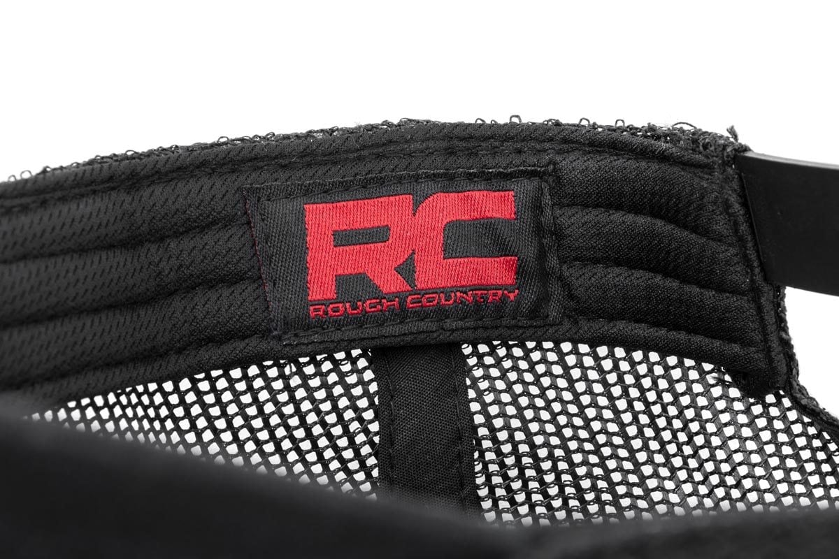 Rough Country Hat | Mesh | Rough Country Patch | Black view 3