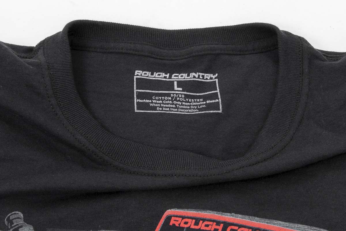 Rough Country T-Shirt | Long Sleeve | Vertex | Black | SM — view 3