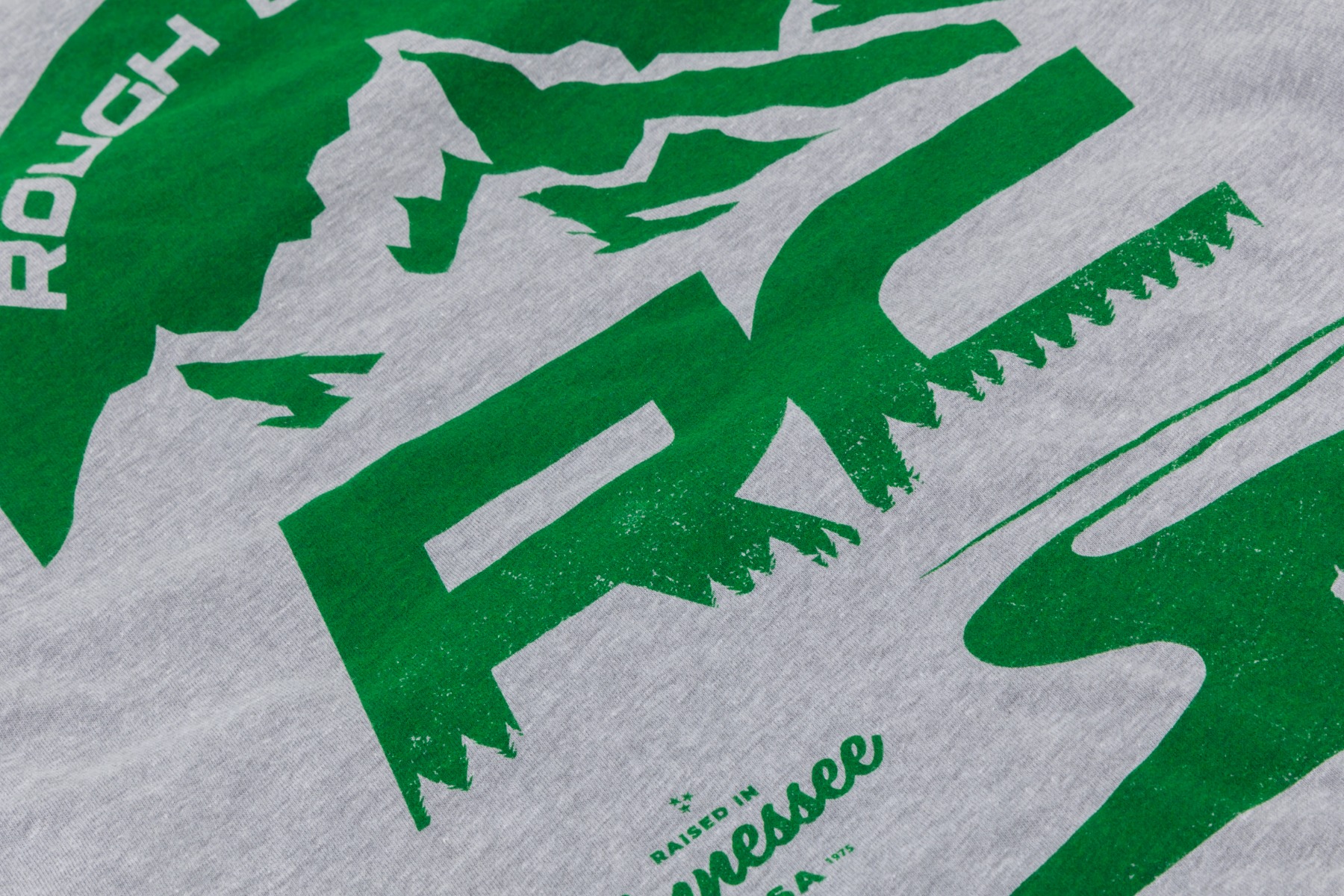 Rough Country T-Shirt | RC Mountains | HEATHER GRAY | 3XL — view 2