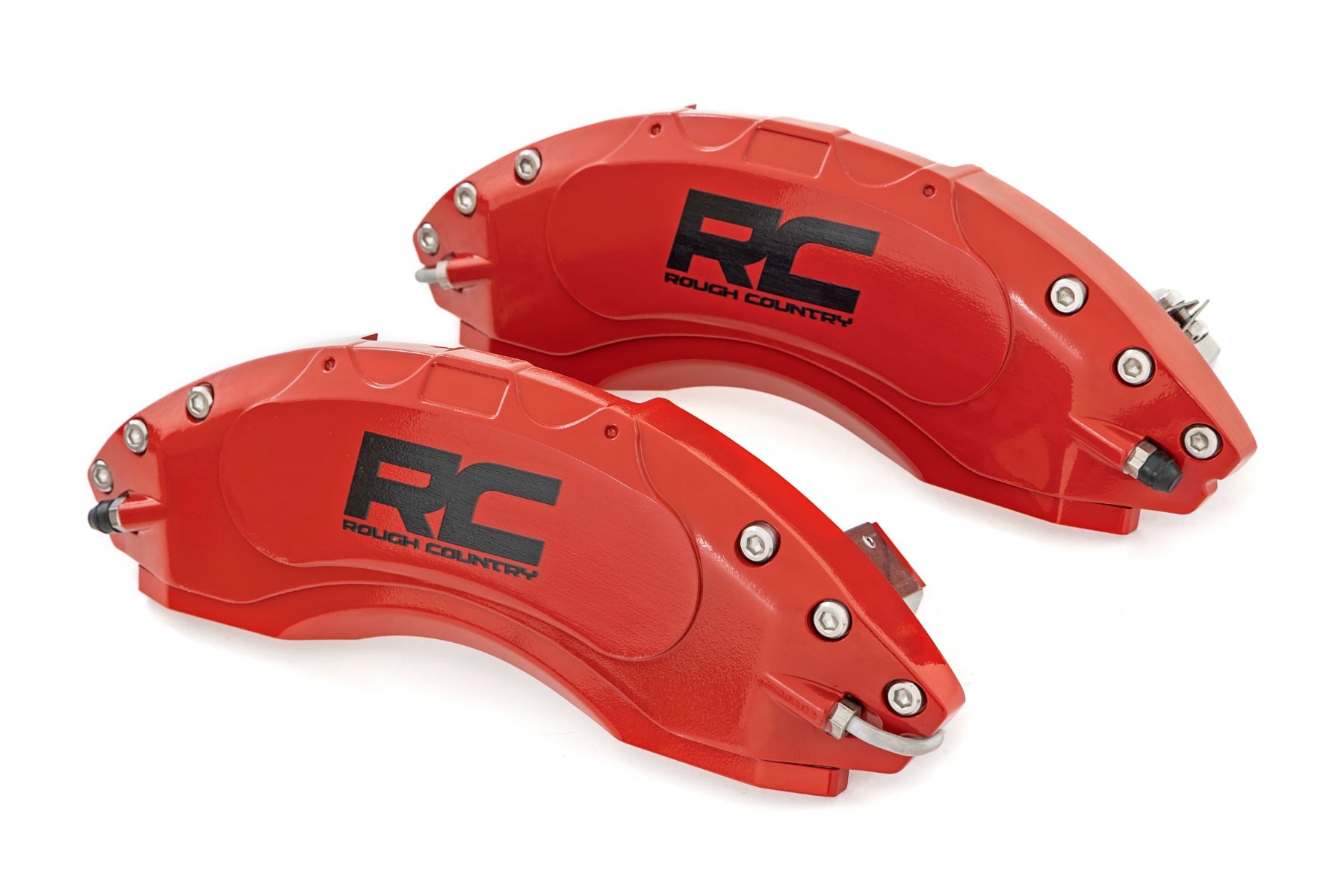 Caliper Covers | Front and Rear | Red | Chevy/GMC 2500HD/3500HD (11-19) — view 6