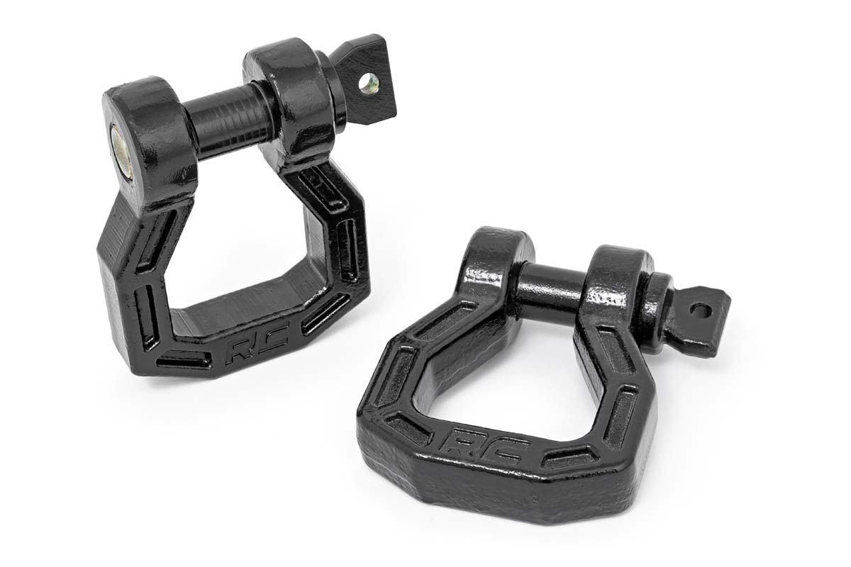 Hot Racing 1/10 Scale Red Tow Shackle D-Rings For RC Crawlers – Gen8 ACC808W02