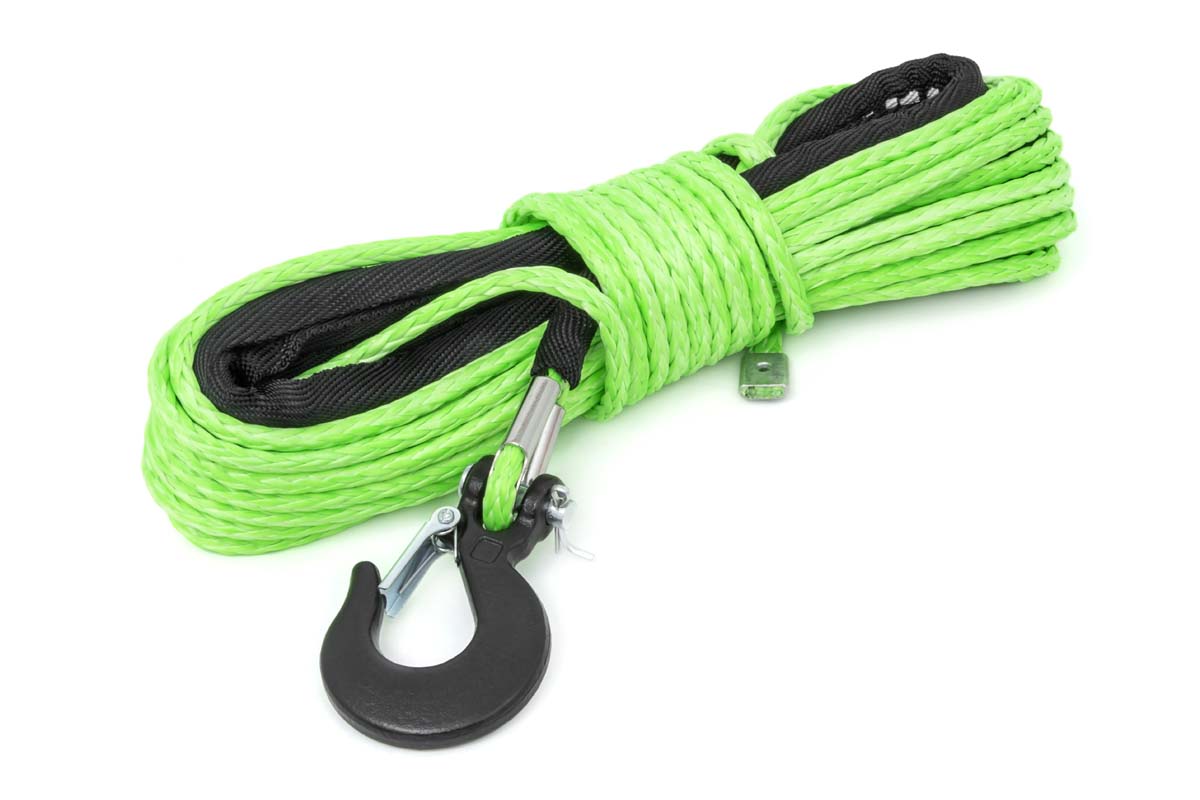 Synthetic Rope | 1/4 Inch  | 50 Ft | Lime Green — view 2