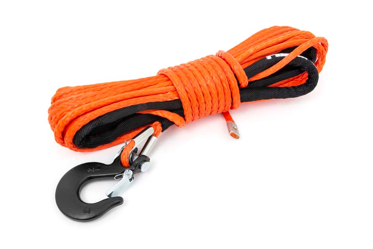 Synthetic Rope | 1/4 Inch | 50 Ft | Orange β view 2