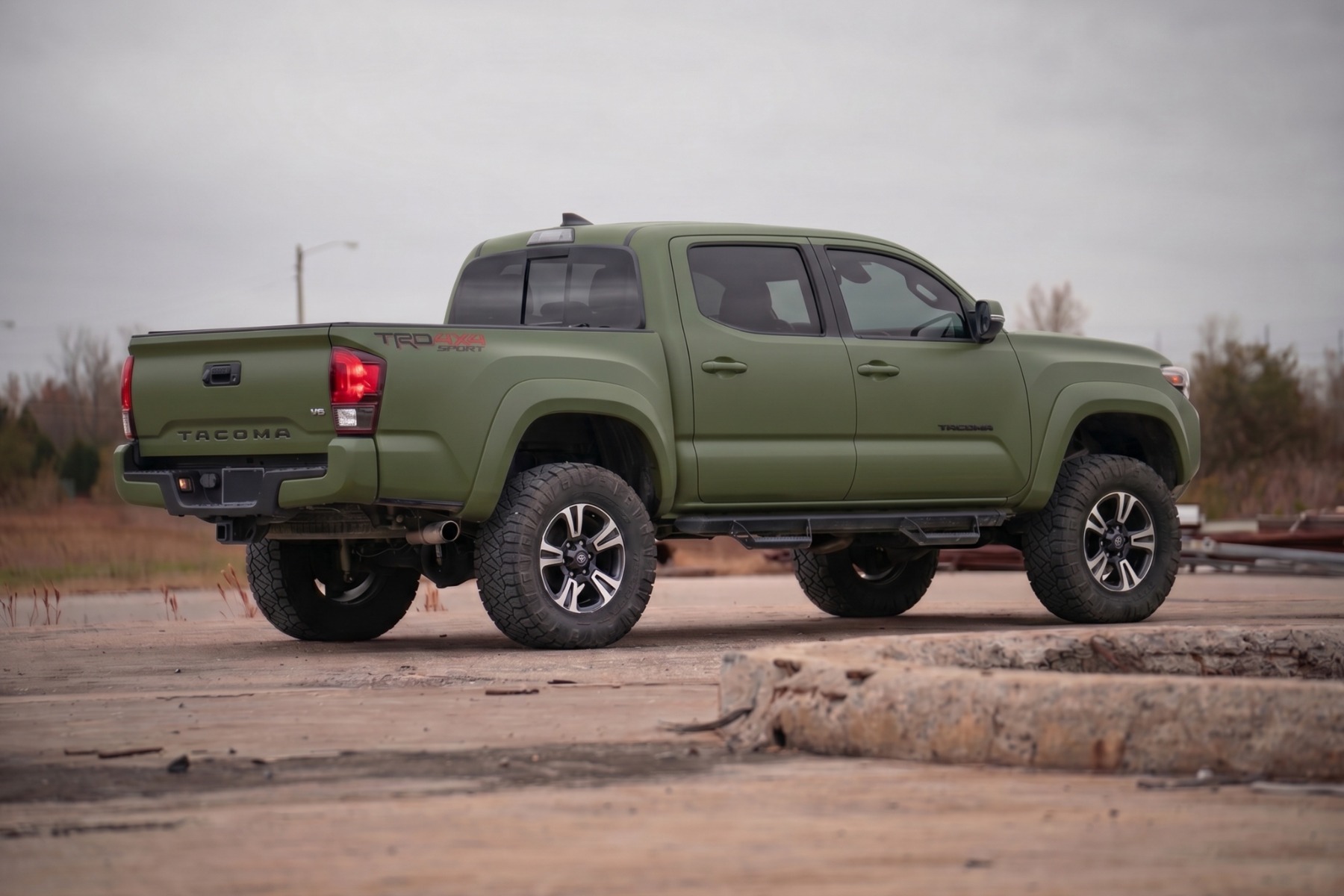 Sport Fender Flares | 6V7 Army Green | Toyota Tacoma 2WD/4WD (2016-2023) view 6