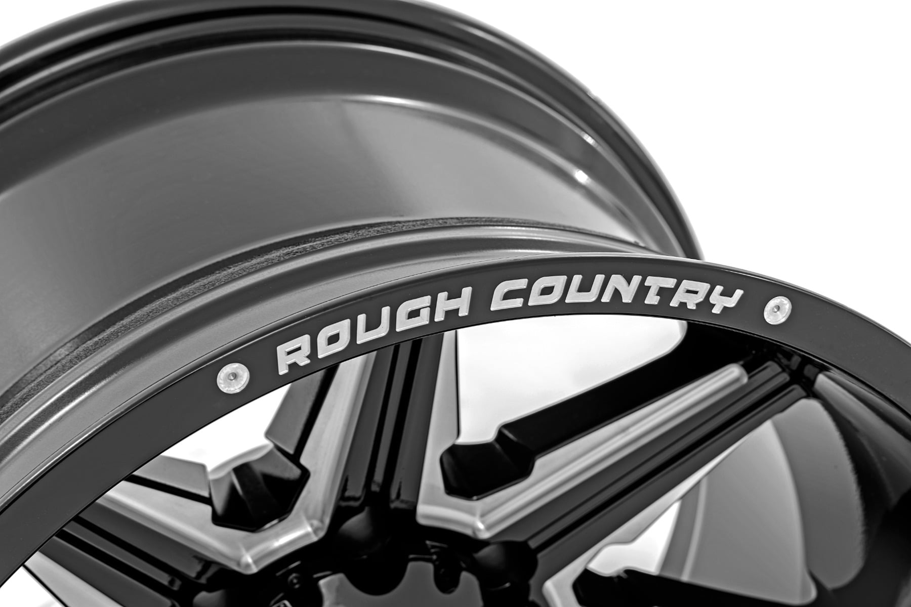 Rough Country 91M Series Wheel | One-Piece | Gloss Black | 20x12 | 6x135 | -44mm — view 3