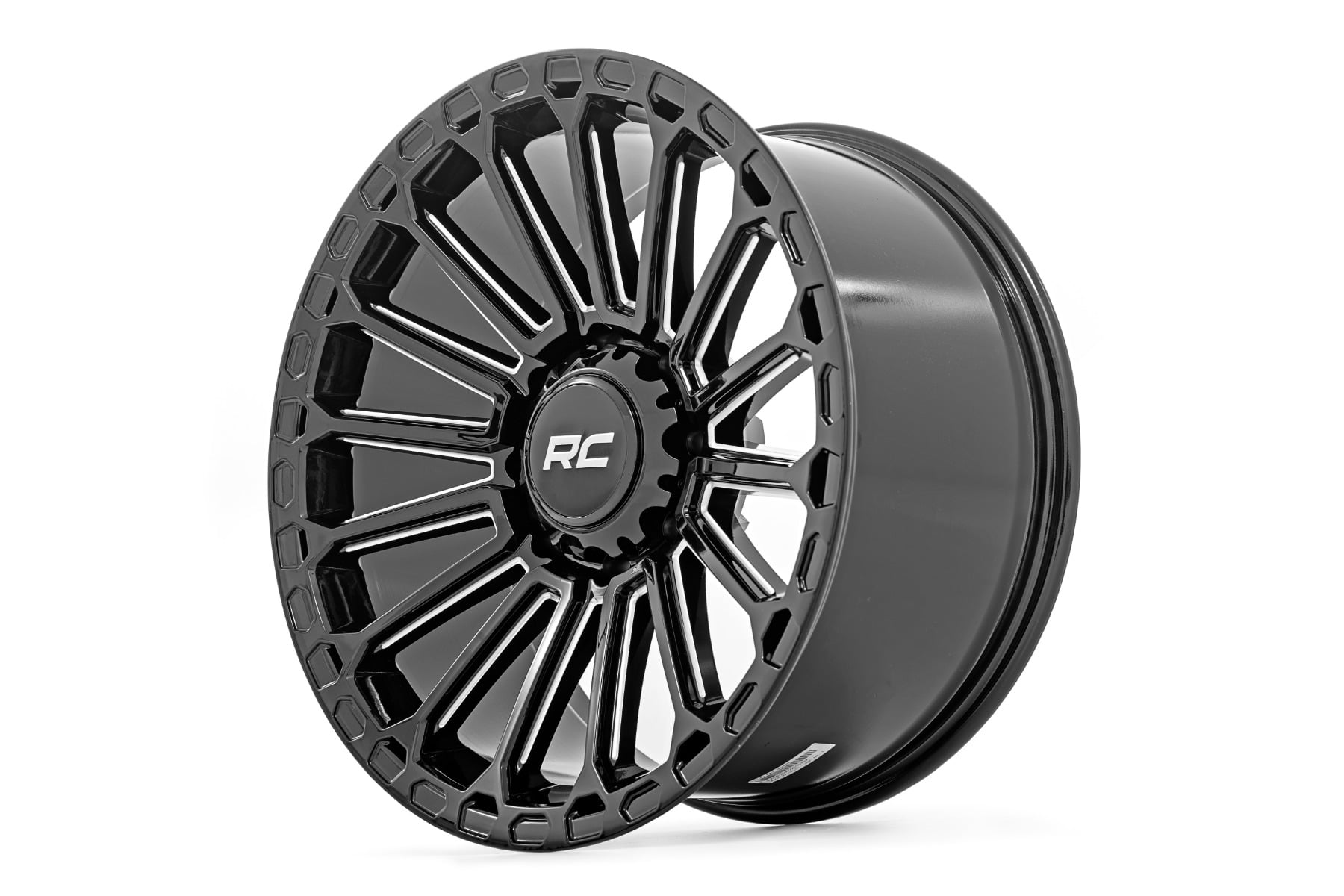 Rough Country 97 Series Wheel | One-Piece | Gloss Black | 22x10 | 6x5.5 | -25mm — view 4