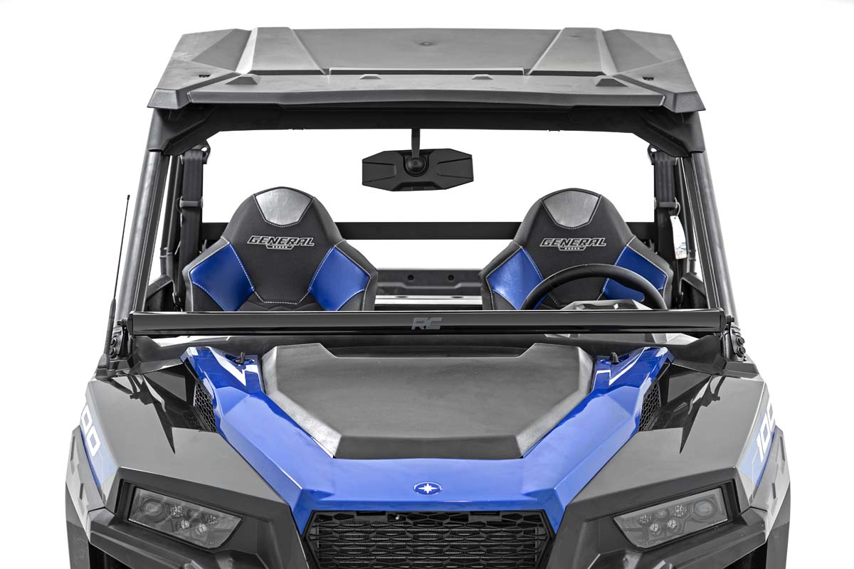 LED Light Kit | Lower Windshield | 50" Black Single Row | White DRL | Polaris General XP 4 1000 — view 2