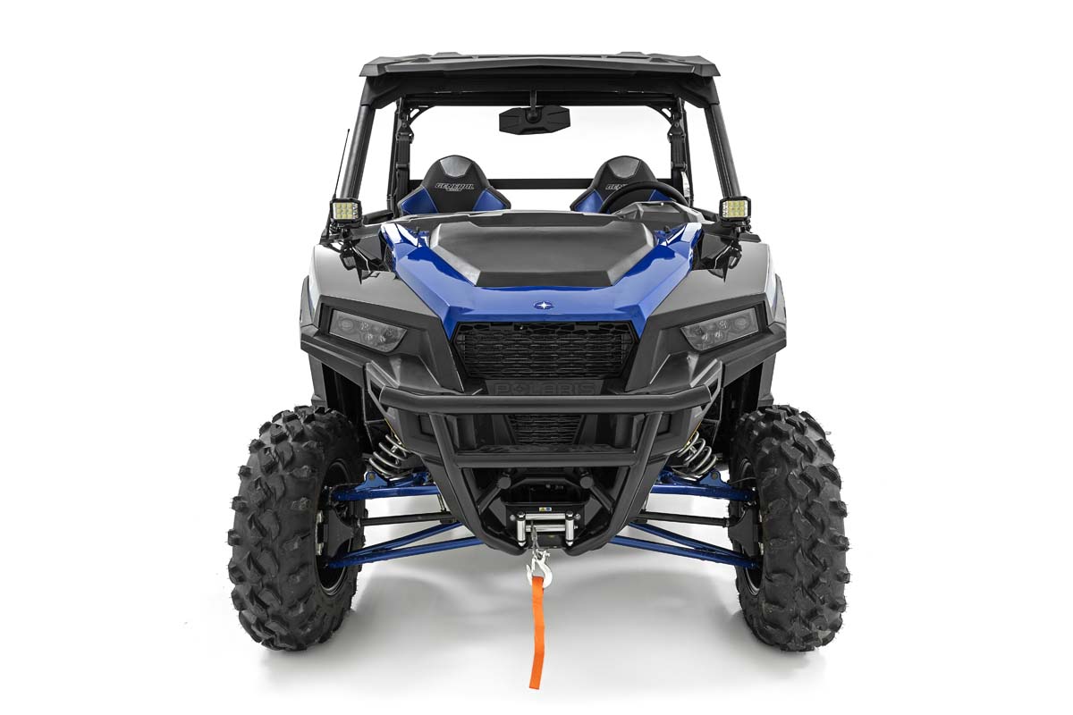 LED Light Kit | Cage Mount | 2" Black Pair | Spot | Polaris General XP 4 1000 — view 3