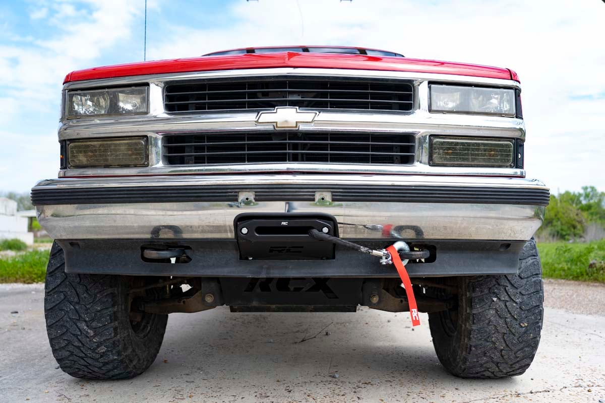 Hidden Winch Mounting Plate | Chevy C1500/K1500 Truck & SUV 4WD (1988-1999) — view 6