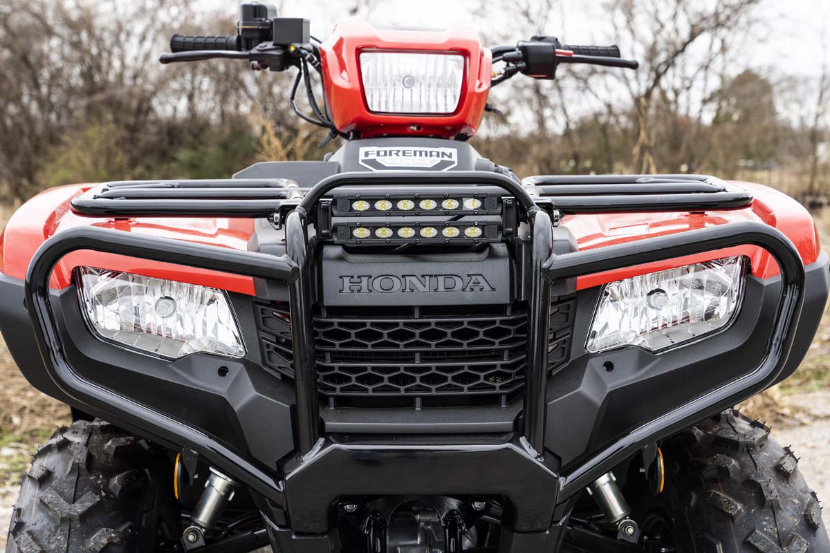 6" LED Light Kit | Bumper Mount | Honda Foreman 500 — view 5