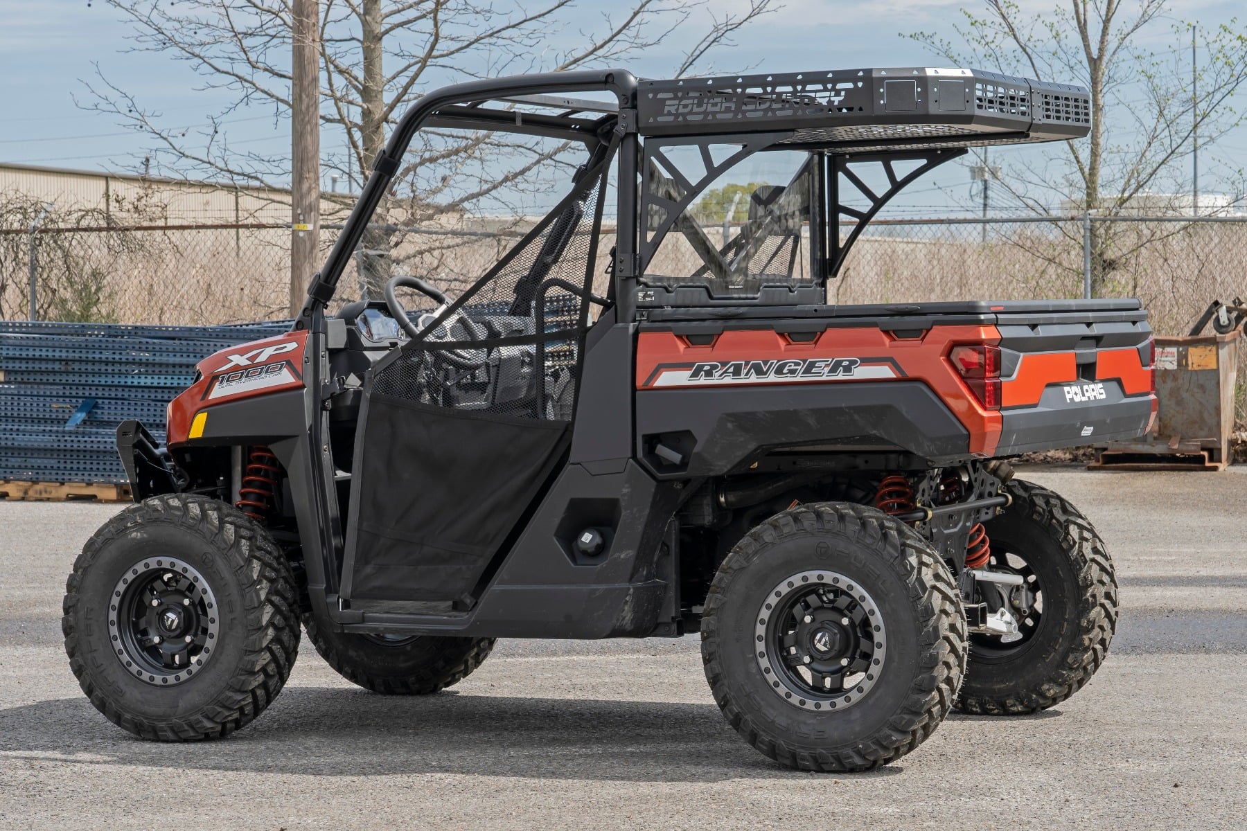 Cargo Rack | Dual 2" Black LED Pairs | Flush Mount | Polaris Ranger XP 1000 — view 6