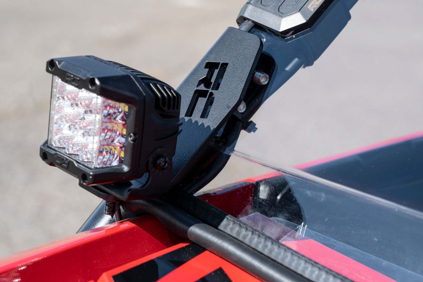 LED Light Kit | Cage Mount | 2" Black Pair | Honda Talon 1000 — view 6