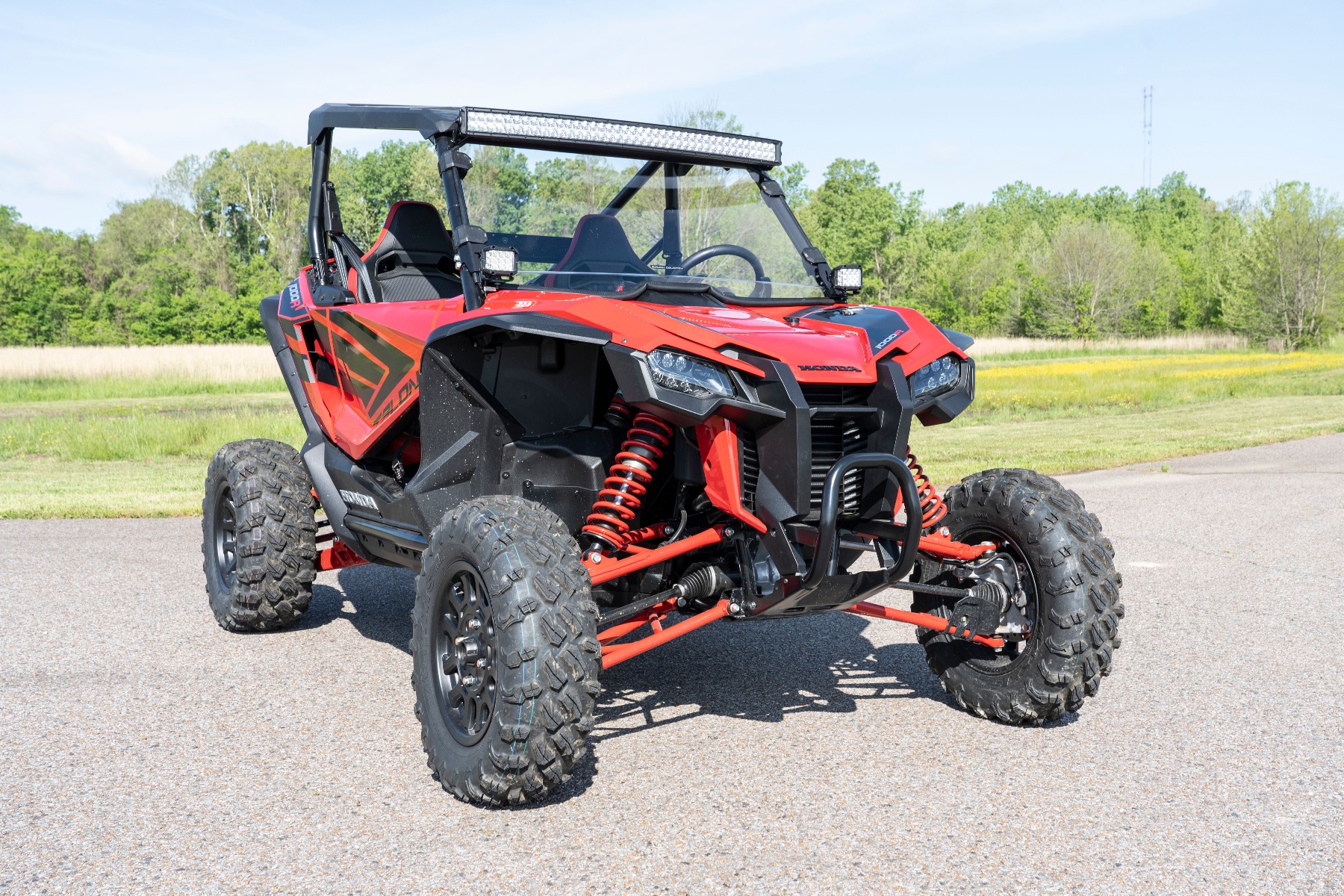 LED Light Kit | Cage Mount | 2" Black Pair | White DRL | Honda Talon 1000 — view 6