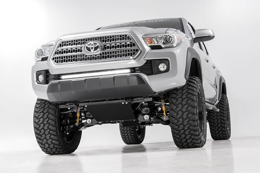 LED Light Kit | Lower Grille Mount | 30" Black Single Row | White DRL | Toyota Tacoma (16-23) — view 5