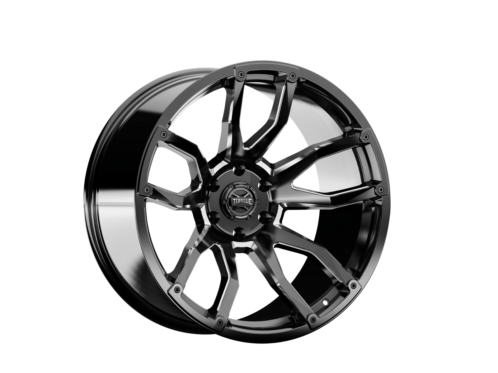 卸し売り購入 Torque Impact 6x5.5 | 20x9 | Accents w/Milled Black Gloss | スポーツトイ・アクショントイ