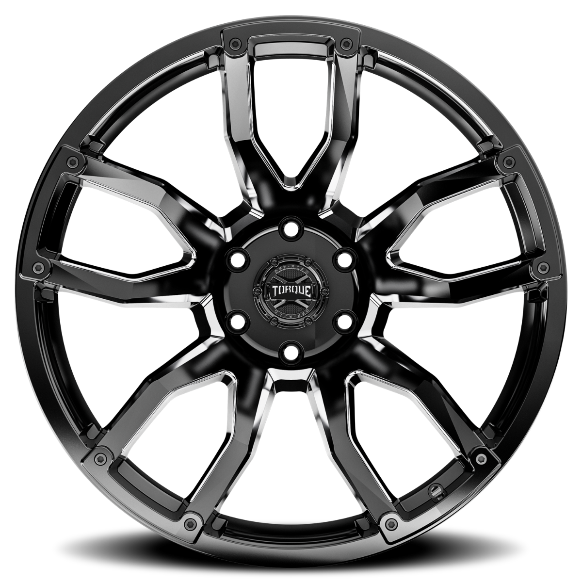 Torque Impact | Gloss Black w/Milled Accents | 20x9 | 6x135 | -12mm 4