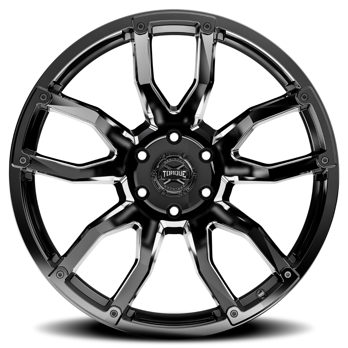 Torque Impact | Gloss Black w/Milled Accents | 20x9 | 8x180 | 0mm view 4