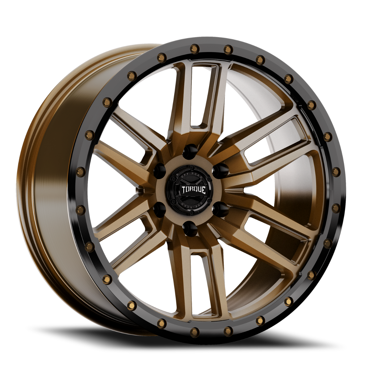 Torque Pritchett | Bronze w/Black Lip | 20x9 | 6x5.5 | -12mm 2