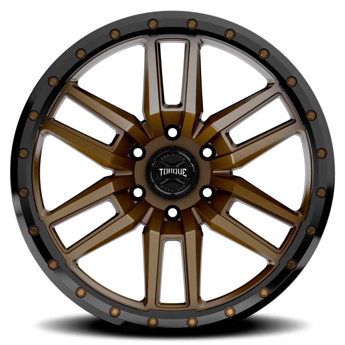 Torque Pritchett | Bronze w/Black Lip | 17x9 | 6x5.5 | 0mm view 2