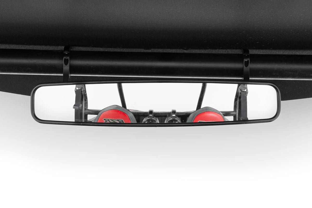 UTV Rear View Mirror | Convex | 17" x 3" | 1.75" Mount β view 3
