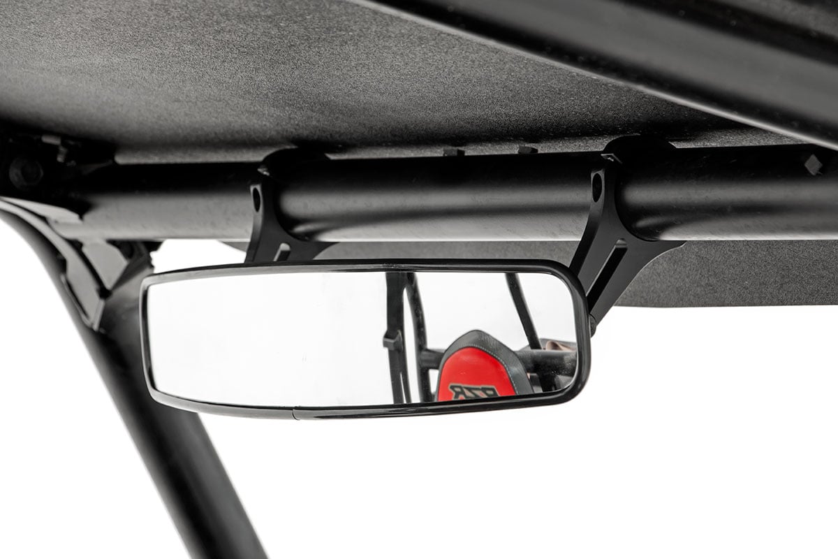 UTV Rear View Mirror | Convex | 17" x 3" | 1.75" Mount β view 4