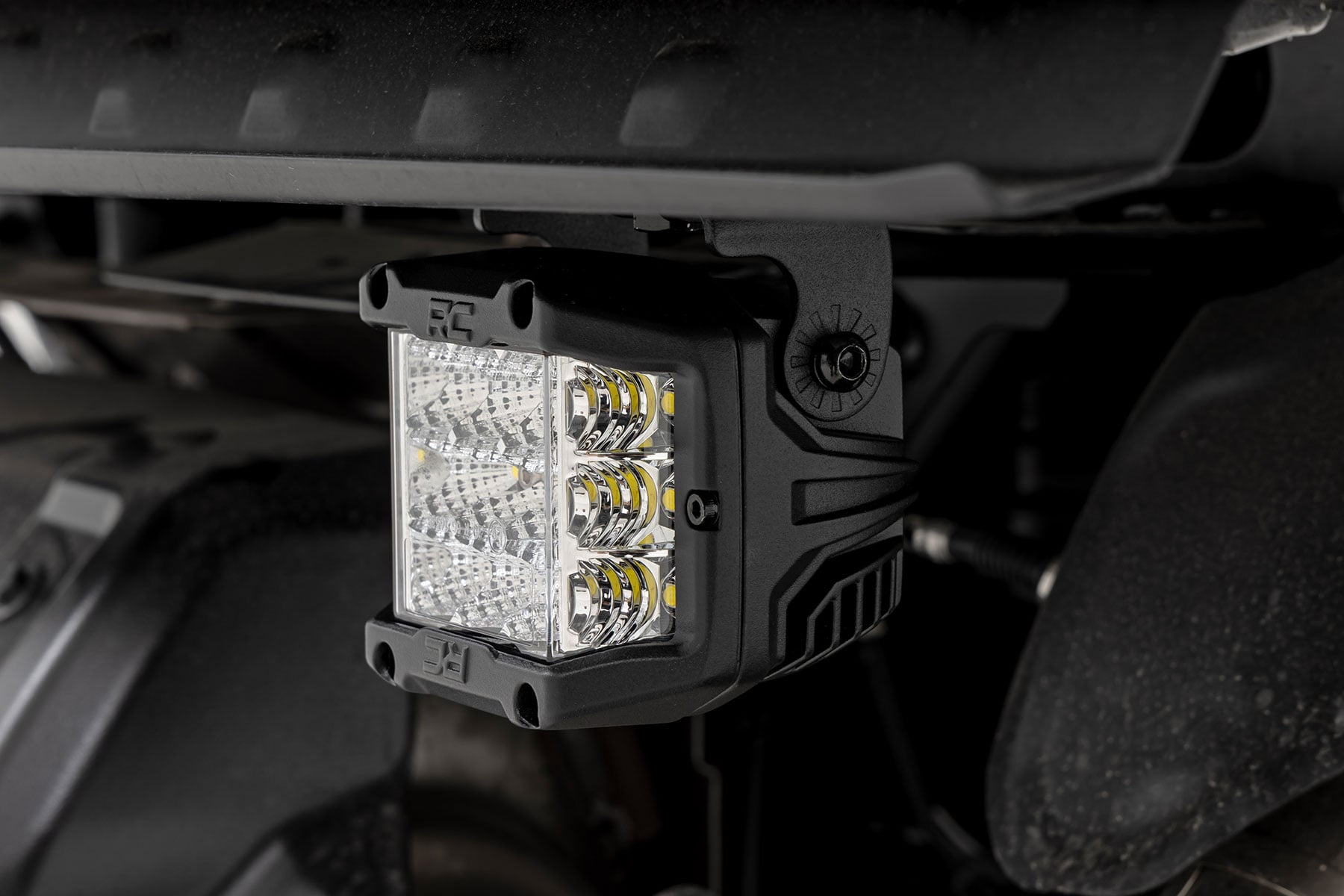 LED Light | Under Bed Mount | 2" Black Pair | Flood | Polaris XPEDITION ADV 5 — view 4