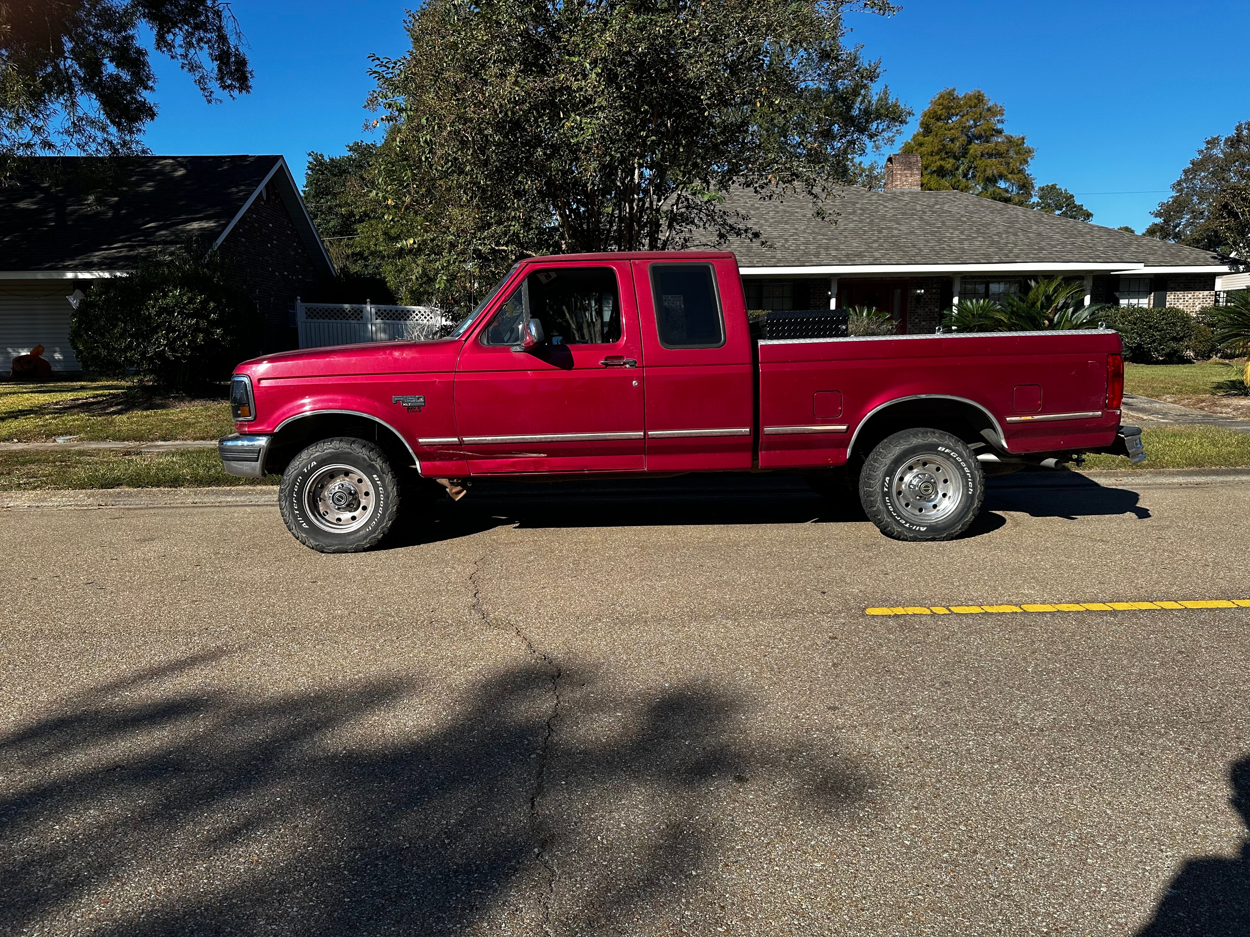 2.5 inch Lifted 1995 Ford F-150 RWD Customer Build by Kyle